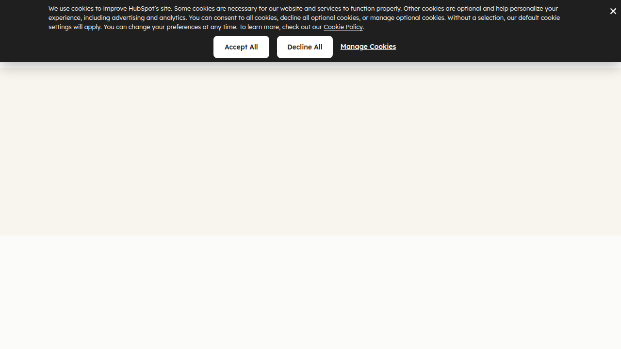 A screenshot of the HubSpot Academy homepage, illustrating resources for free or low-cost webinars and workshops.