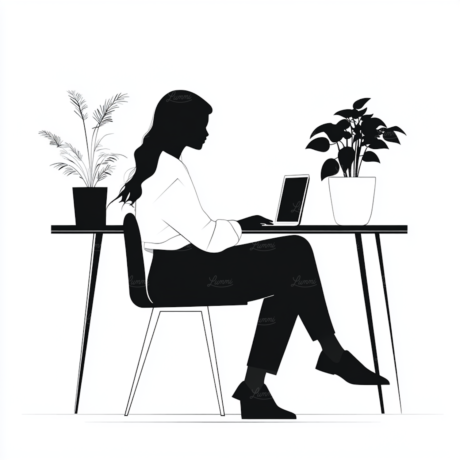 A solo sales professional efficiently managing their workflow on a laptop and mobile device, symbolizing easy CRM use.