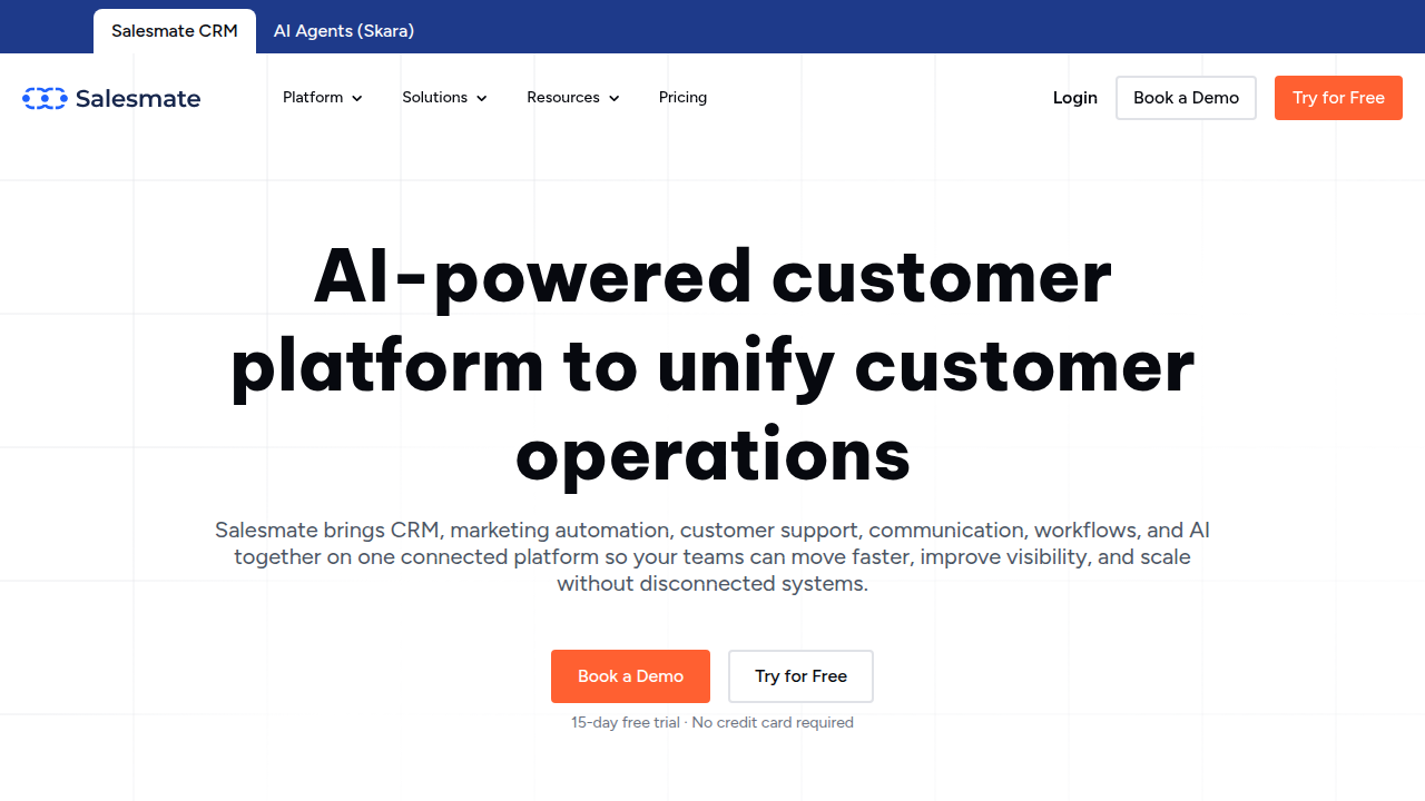 Salesmate.io offers various CRM features that sales assistants can leverage to manage leads and customer interactions efficiently.