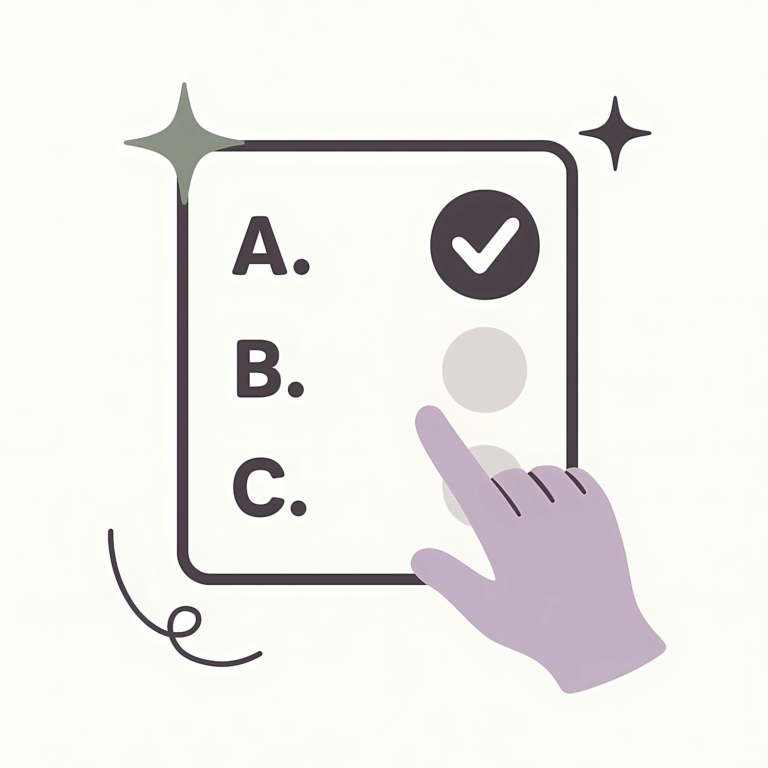 A professional thoughtfully evaluating different choices, representing the critical decision-making process when selecting a recruitment agency.