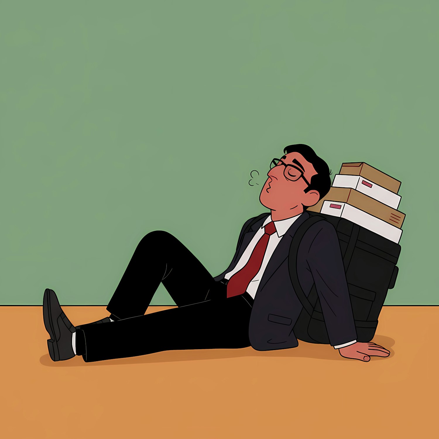 A small business owner or sales professional looking for solutions to stagnant sales growth, pondering the best path forward.